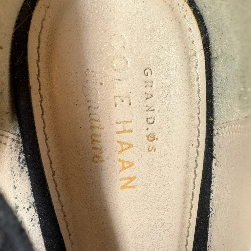 Cole Haan Siignature strappy Black Block Heel Sandals